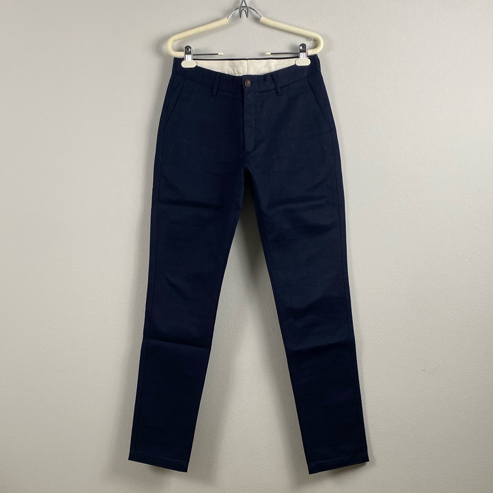 Asphalte The Heavy Chino Pant | Tailored Fit | Navy
